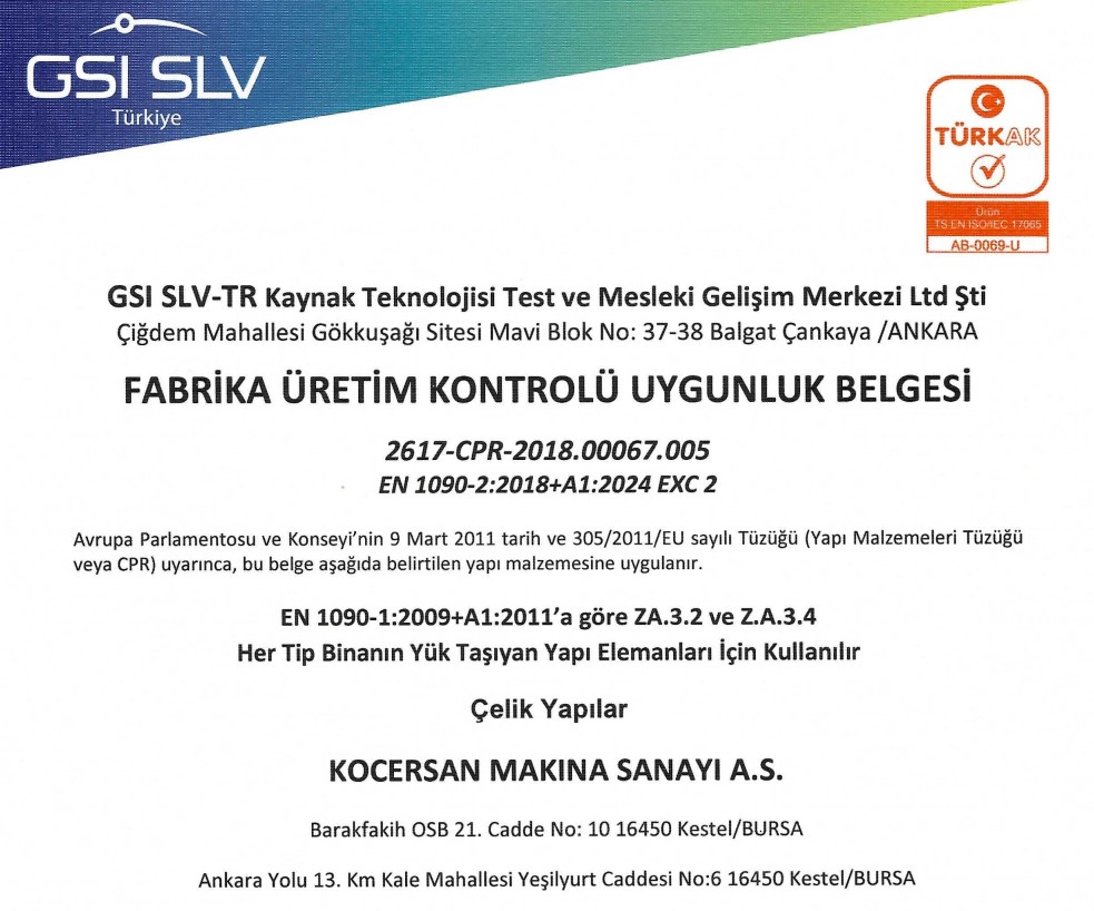 EN 1090-1-T